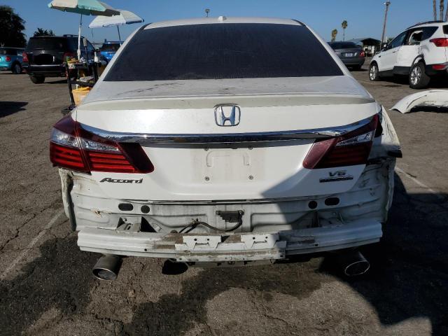 1HGCR3F95GA010698 - 2016 HONDA ACCORD TOURING WHITE photo 6