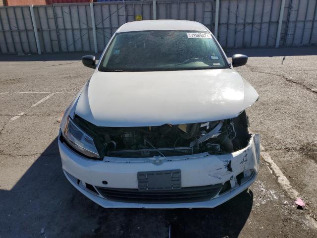 3VW2K7AJ3BM355681 - 2011 VOLKSWAGEN JETTA BASE WHITE photo 5