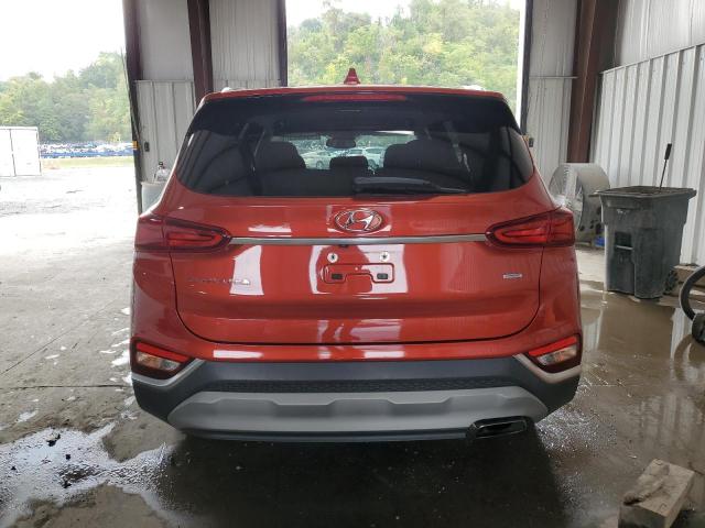 5NMS3CAD5LH175948 - 2020 HYUNDAI SANTA FE SEL RED photo 6