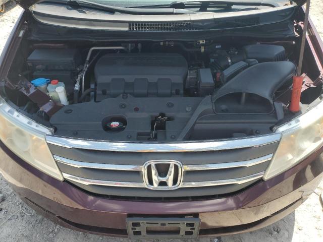 5FNRL5H46DB063047 - 2013 HONDA ODYSSEY EX BURGUNDY photo 12