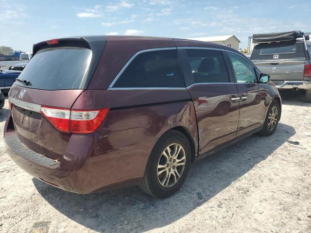 5FNRL5H46DB063047 - 2013 HONDA ODYSSEY EX BURGUNDY photo 3