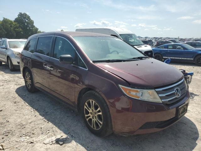 5FNRL5H46DB063047 - 2013 HONDA ODYSSEY EX BURGUNDY photo 4