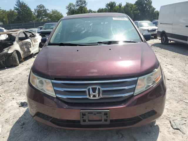 5FNRL5H46DB063047 - 2013 HONDA ODYSSEY EX BURGUNDY photo 5