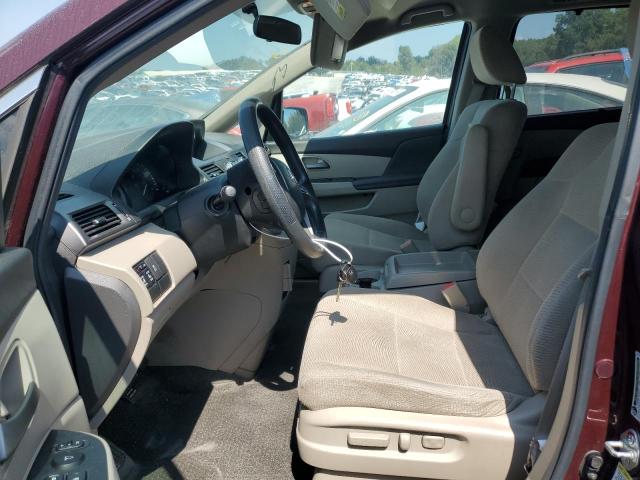 5FNRL5H46DB063047 - 2013 HONDA ODYSSEY EX BURGUNDY photo 7