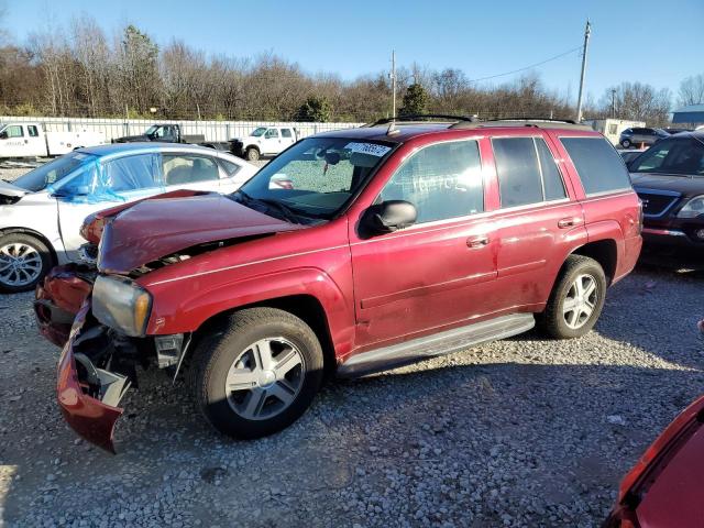 1GNDS13S782175965 - 2008 CHEVROLET TRAILBLAZE LS RED photo 1