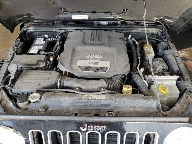 1C4BJWEG5GL324634 - 2016 JEEP WRANGLER U SAHARA BLACK photo 11
