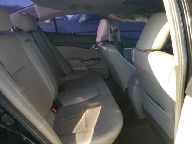 19XFB2F92DE212384 - 2013 HONDA CIVIC EXL შავი ფოტო 10