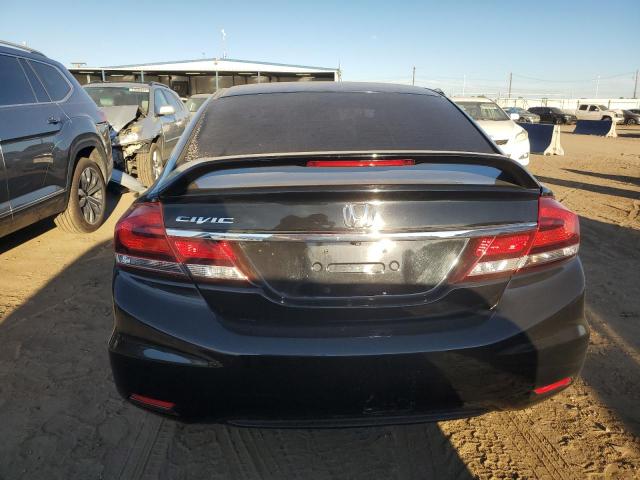 19XFB2F92DE212384 - 2013 HONDA CIVIC EXL შავი ფოტო 6
