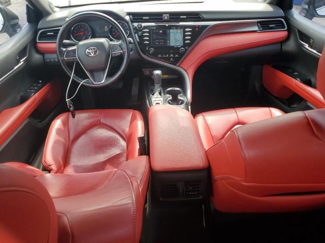 4T1BZ1HK2KU507256 - 2019 TOYOTA CAMRY XSE WHITE photo 8