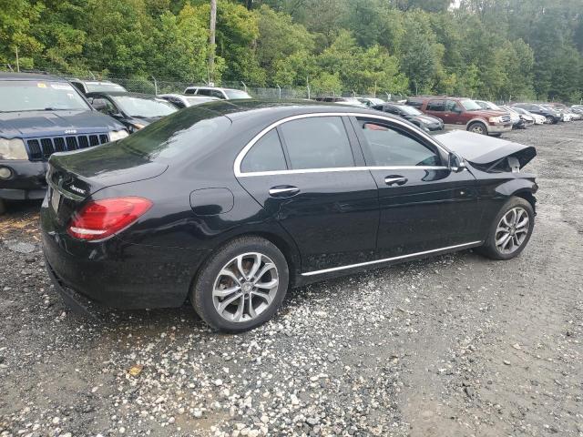 55SWF4KB0FU042417 - 2015 MERCEDES-BENZ C 300 4MATIC BLACK photo 3