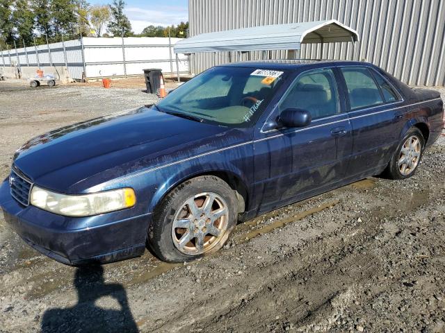 1G6KY54953U117662 - 2003 CADILLAC SEVILLE STS BLUE photo 1