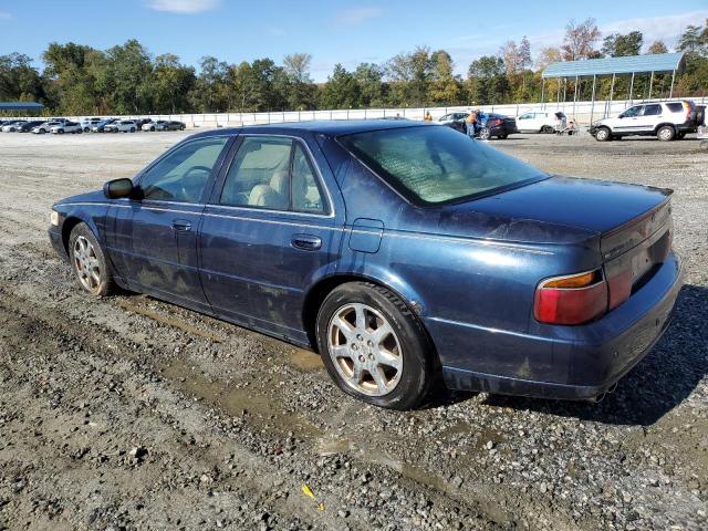 1G6KY54953U117662 - 2003 CADILLAC SEVILLE STS BLUE photo 2