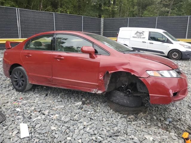 1HGFA16939L020842 - 2009 HONDA CIVIC EXL Qırmızı foto 4