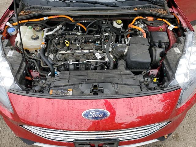 1FMCU0LZ1NUA24847 - 2022 FORD ESCAPE TITANIUM RED photo 12