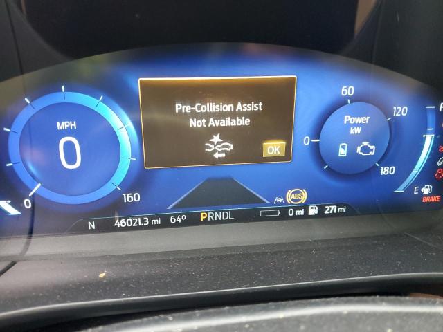 1FMCU0LZ1NUA24847 - 2022 FORD ESCAPE TITANIUM RED photo 9