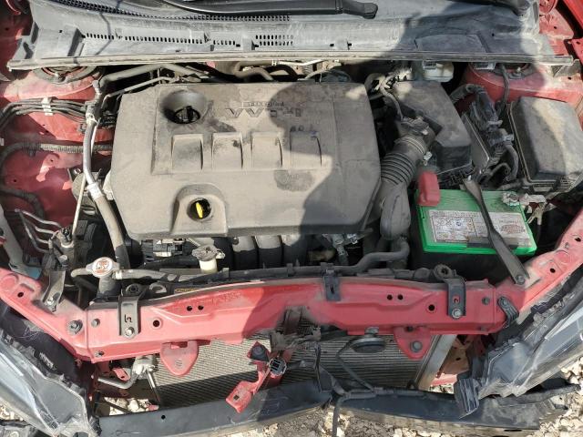 2T1BURHE0JC066749 - 2018 TOYOTA COROLLA L 红色 照片 11