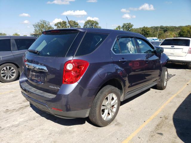 2GNALAEK6E6134142 - 2014 CHEVROLET EQUINOX LS BLUE photo 3