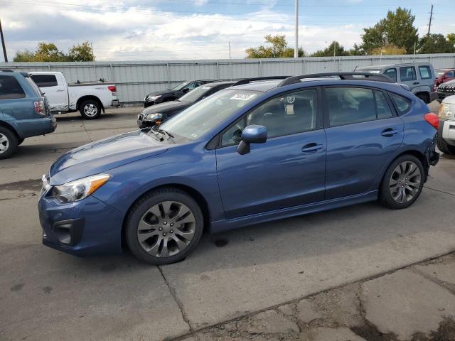 JF1GPAL64DH842904 - 2013 SUBARU IMPREZA SPORT PREMIUM BLUE photo 1