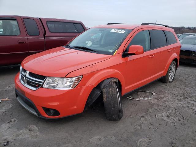 3C4PDCBB3JT305936 - 2018 DODGE JOURNEY SXT ORANGE photo 1