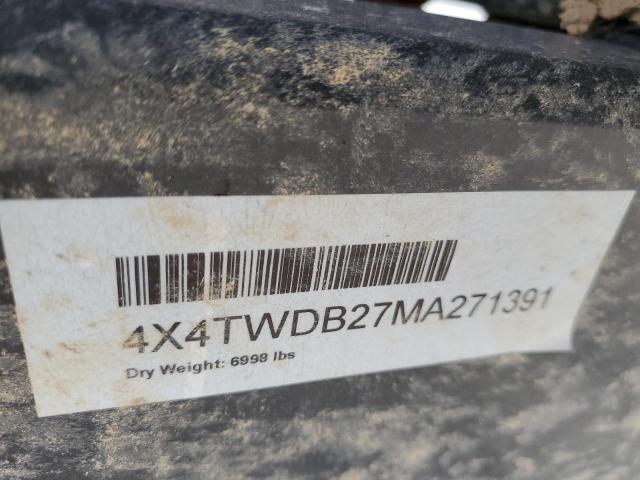 4X4TWDB27MA271391 - 2021 FOREST RIVER WILDWOOD 26DBUD 白色 照片 10