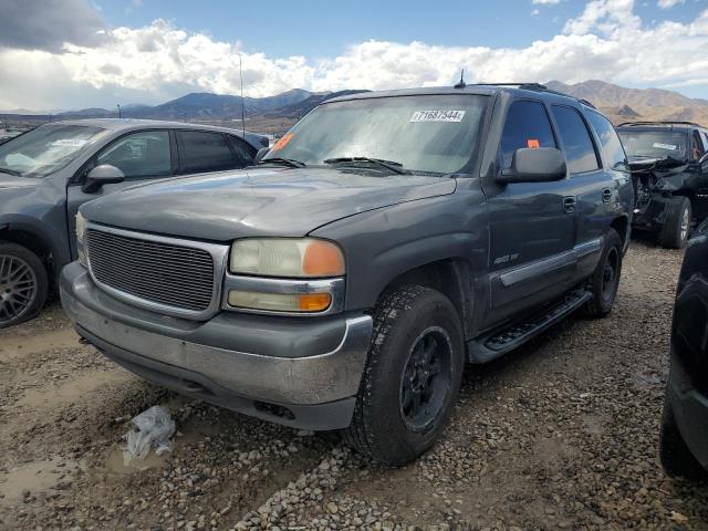 1GKEK13Z42J275369 - 2002 GMC YUKON GRAY photo 1