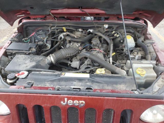 1J4GA59168L521572 - 2008 JEEP WRANGLER U SAHARA წითელი ფოტო 11