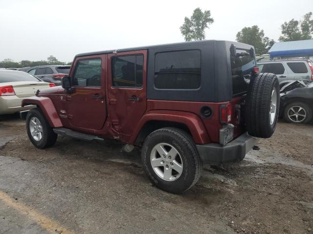 1J4GA59168L521572 - 2008 JEEP WRANGLER U SAHARA წითელი ფოტო 2