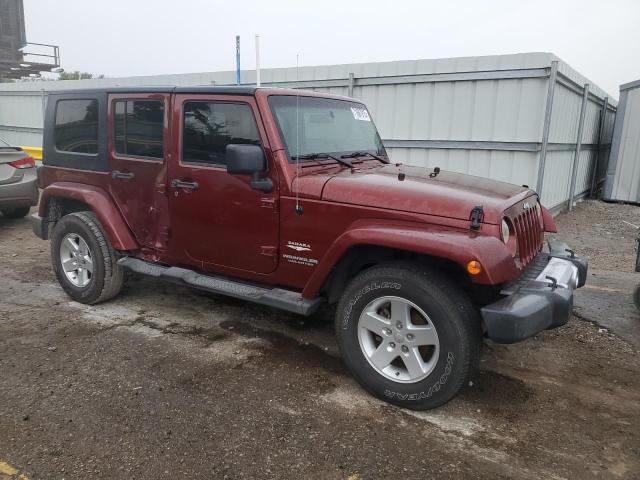 1J4GA59168L521572 - 2008 JEEP WRANGLER U SAHARA წითელი ფოტო 4