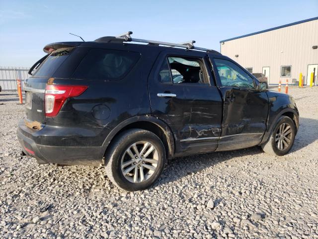 1FM5K8D84DGA65912 - 2013 FORD EXPLORER XLT შავი ფოტო 3