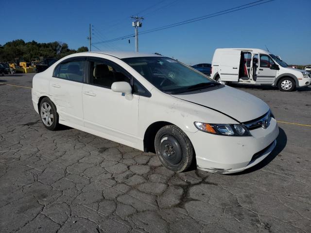 1HGFA16548L100081 - 2008 HONDA CIVIC LX أبيض صورة 4