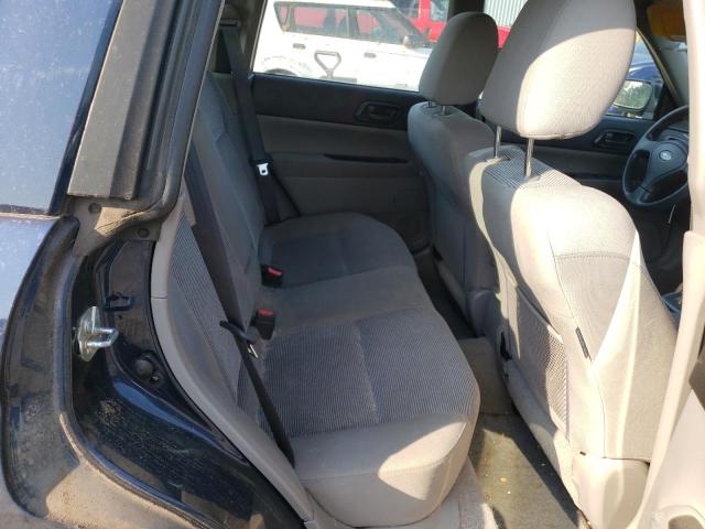 JF1SG63666H708163 - 2006 SUBARU FORESTER 2.5X BLUE photo 11