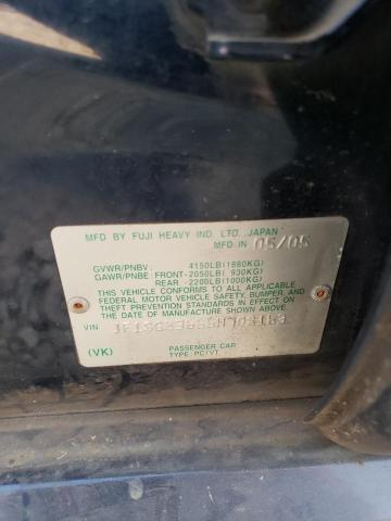 JF1SG63666H708163 - 2006 SUBARU FORESTER 2.5X BLUE photo 13