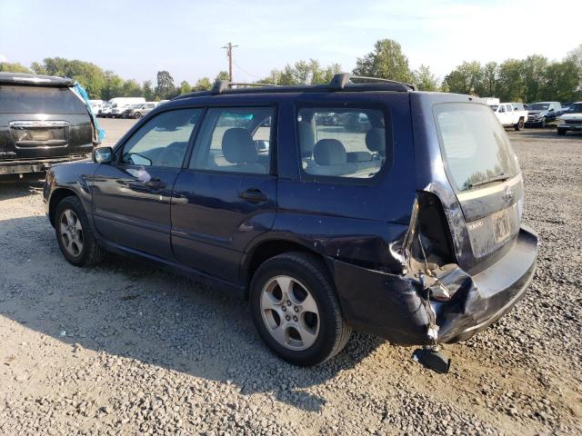 JF1SG63666H708163 - 2006 SUBARU FORESTER 2.5X BLUE photo 2