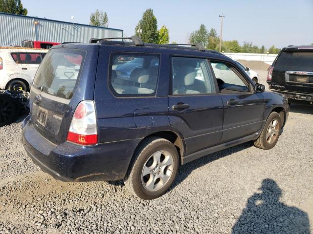 JF1SG63666H708163 - 2006 SUBARU FORESTER 2.5X BLUE photo 3