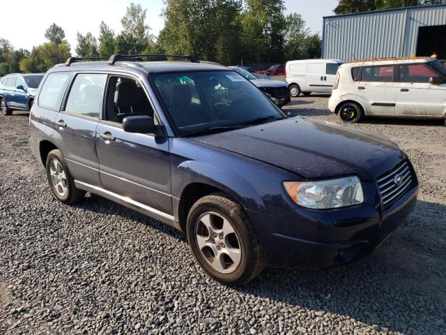 JF1SG63666H708163 - 2006 SUBARU FORESTER 2.5X BLUE photo 4