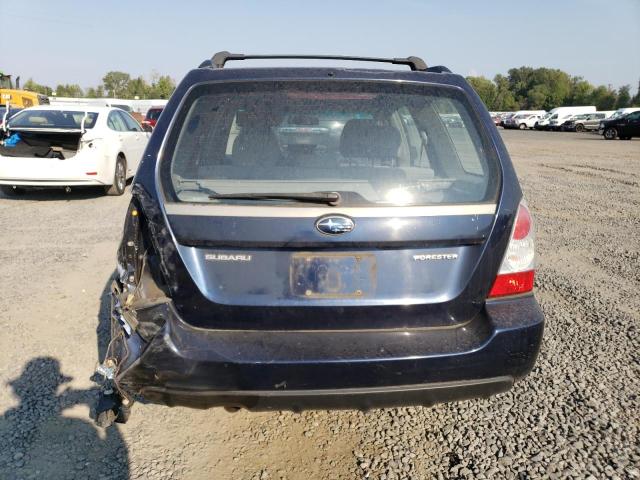 JF1SG63666H708163 - 2006 SUBARU FORESTER 2.5X BLUE photo 6