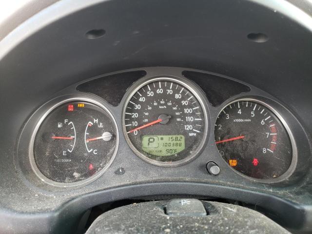 JF1SG63666H708163 - 2006 SUBARU FORESTER 2.5X BLUE photo 9