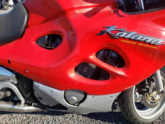 JS1GN79A7W2100642 - 1998 SUZUKI GSX600 F RED photo 7