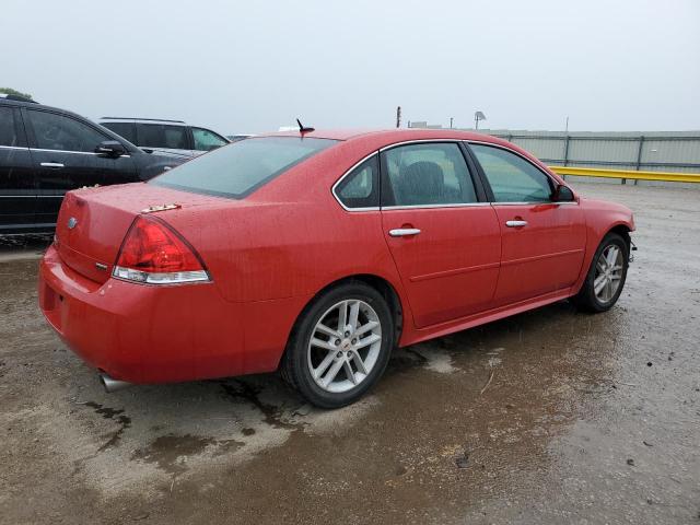 2G1WC5E38D1196094 - 2013 CHEVROLET IMPALA LTZ RED photo 3