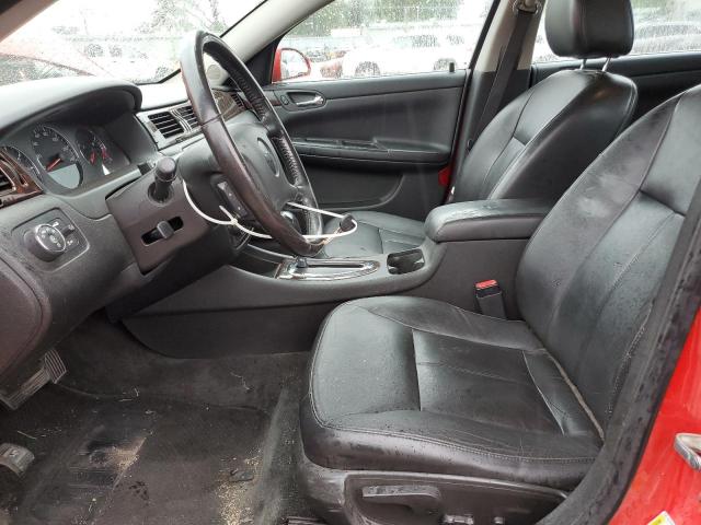 2G1WC5E38D1196094 - 2013 CHEVROLET IMPALA LTZ RED photo 7