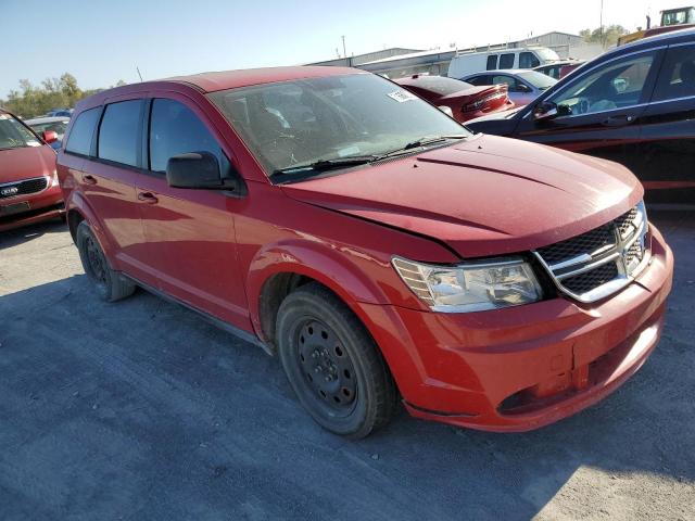 3C4PDCAB2DT715777 - 2013 DODGE JOURNEY SE RED photo 4