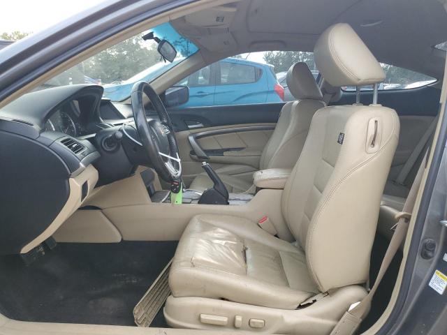 1HGCS12859A012671 - 2009 HONDA ACCORD EXL GRAY photo 7