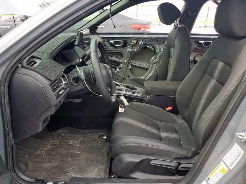 2HGFE2F57SH603263 - 2025 HONDA CIVIC SPORT CHARCOAL photo 7