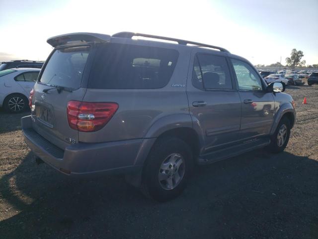 5TDZT38A41S036043 - 2001 TOYOTA SEQUOIA LIMITED GRAY photo 3