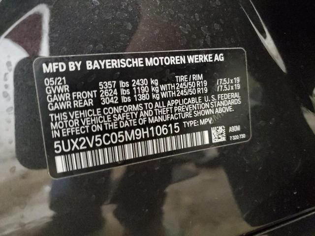 5UX2V5C05M9H10615 - 2021 BMW X4 XDRIVEM40I CHARCOAL photo 14