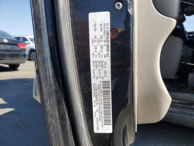 2C4RC1BGXDR683979 - 2013 CHRYSLER TOWN & COU TOURING BLACK photo 13