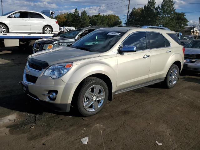 1GNALDEK1FZ139319 - 2015 CHEVROLET EQUINOX LTZ GOLD photo 1