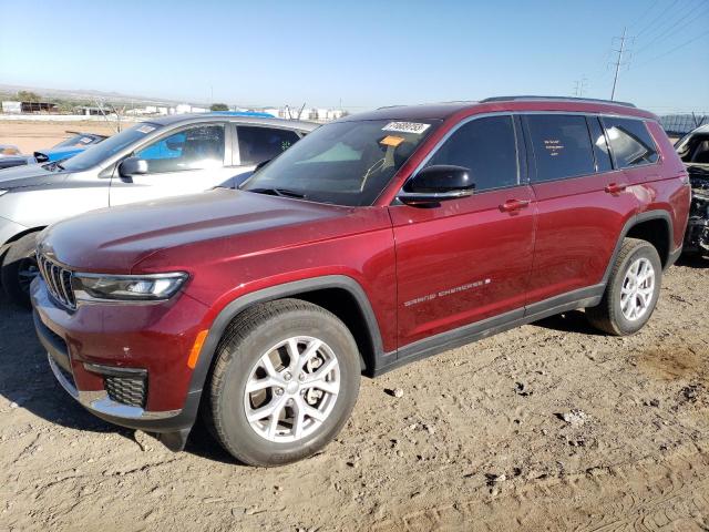 1C4RJJBG8N8638901 - 2022 JEEP GRAND CHER L LIMITED MAROON photo 1