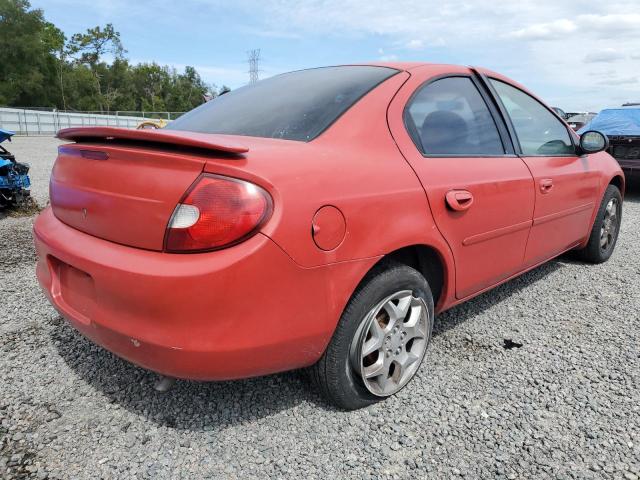 1B3ES46C0YD758824 - 2000 DODGE NEON BASE RED photo 3