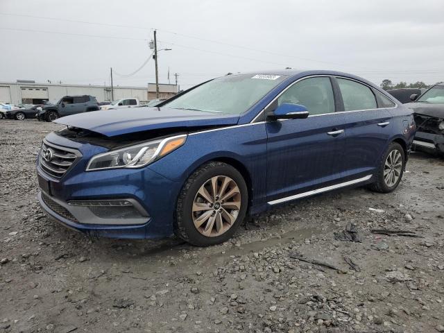 5NPE34AF0GH361054 - 2016 HYUNDAI SONATA SPORT BLUE photo 1